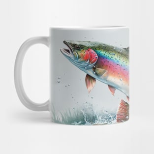 Rainbow Trout Jumping Mug